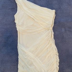 Alice + Olivia Wrapped Goddess Dress (WHITE)